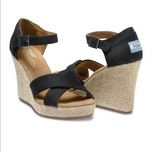 Toms Strappy Wedge Sandal